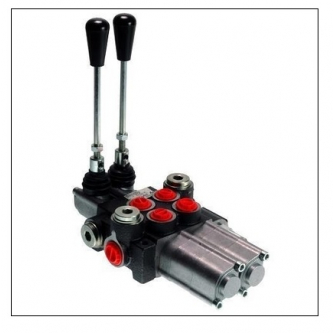 2-section hydraulic distributor, two floating sections